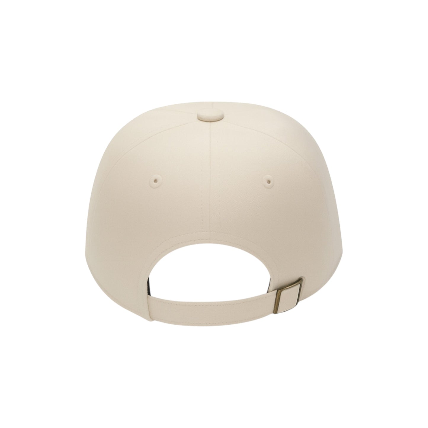 Beige baseball cap on a white background