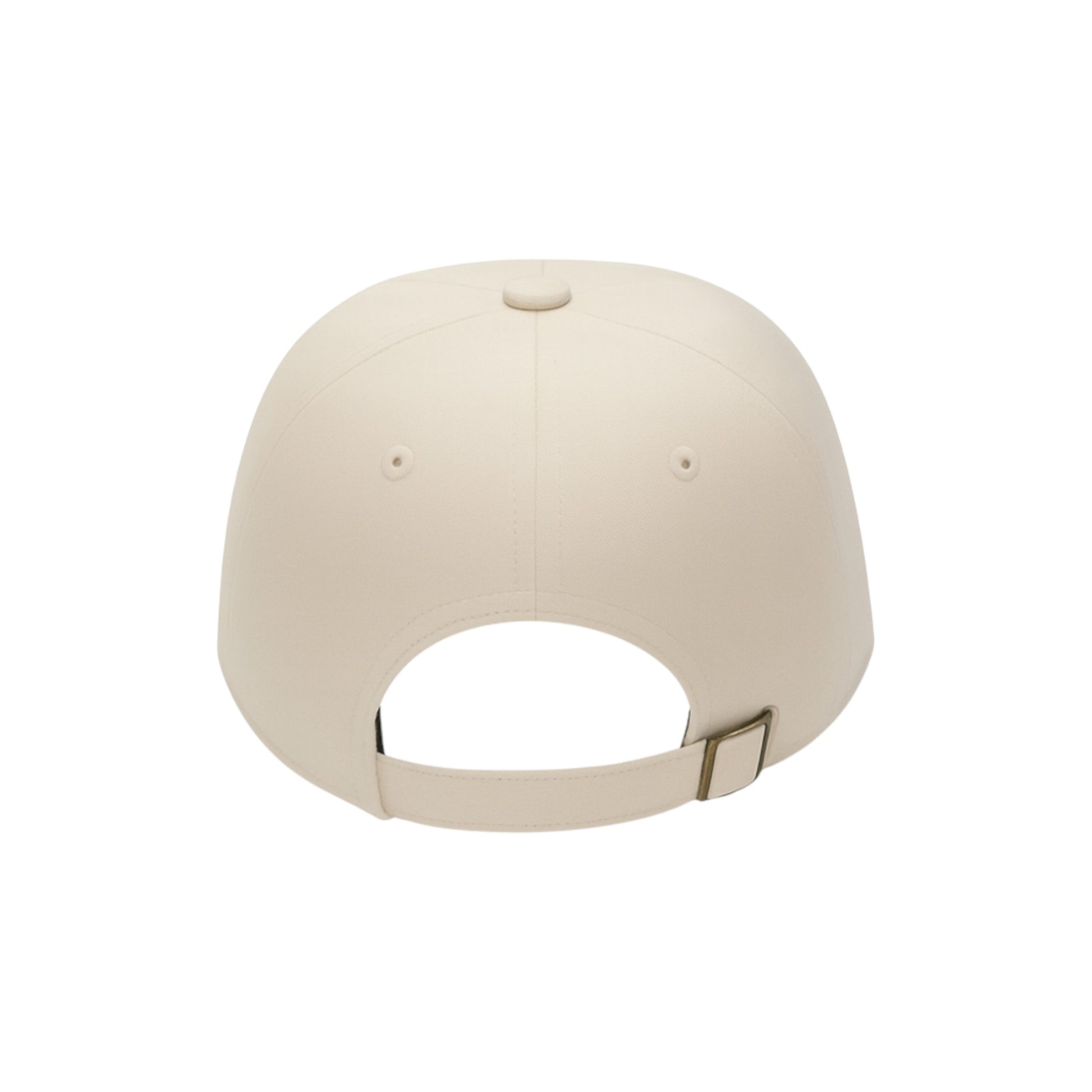 Beige baseball cap on a white background