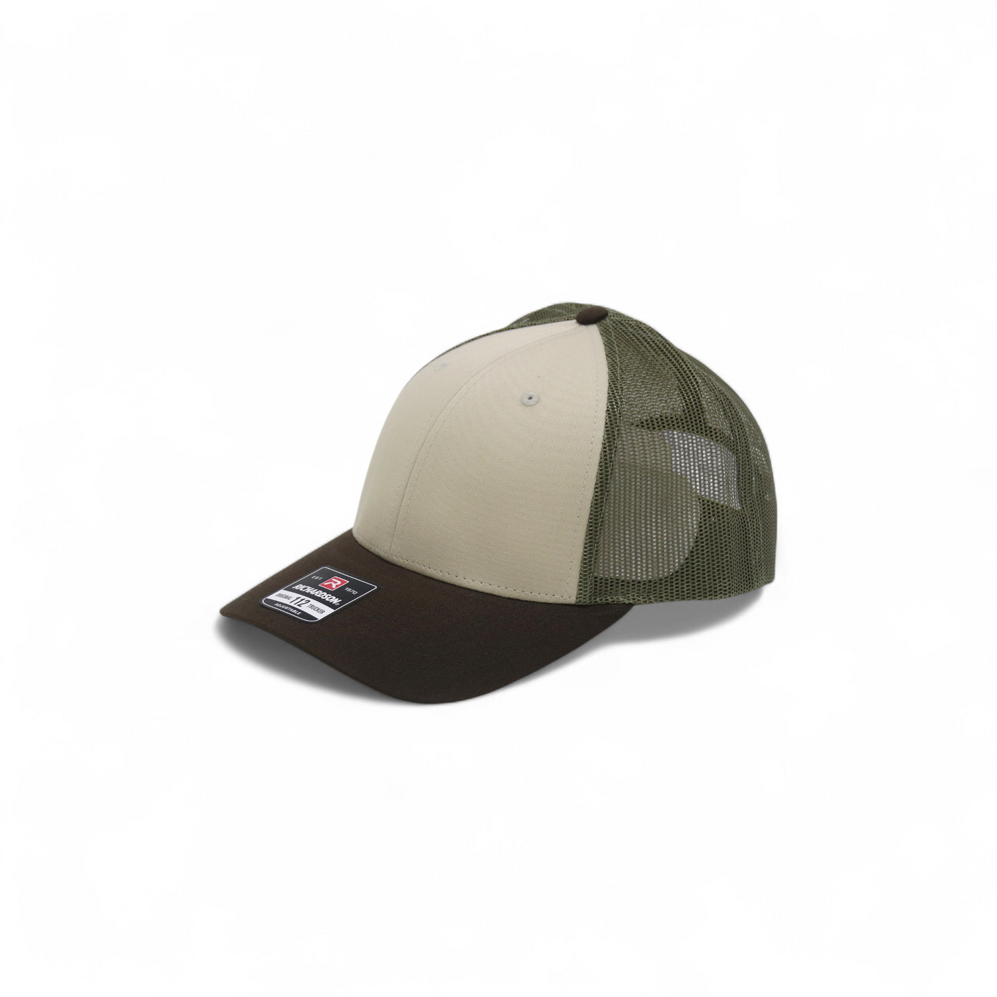 Khaki Brown and Olive Mesh Trucker Cap