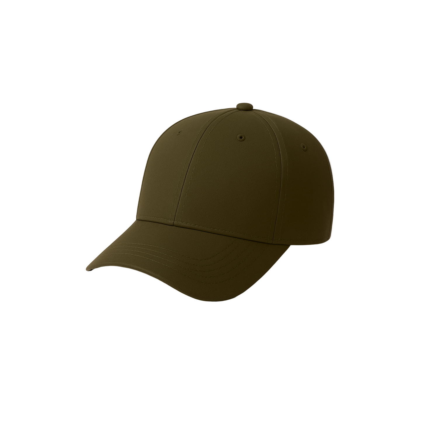 Classic Olive Green Baseball Cap - Unisex Adjustable Military Style Hat