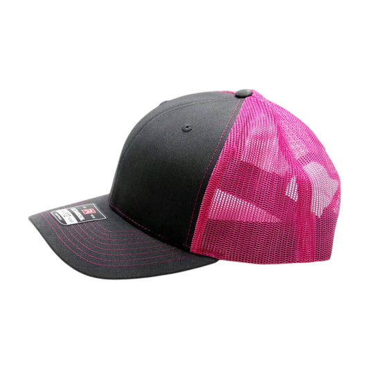 6-Panel 2-Tone Low Profile Trucker Cap with Curved Brim