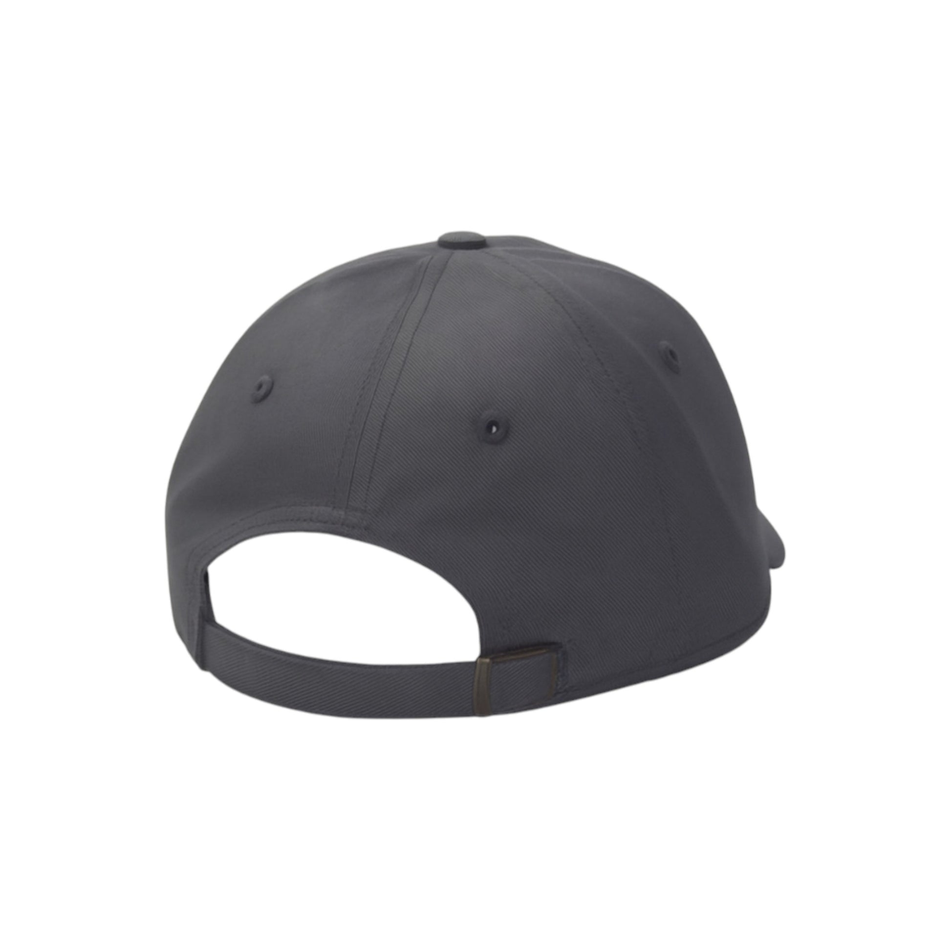 Dark gray cap on a white background