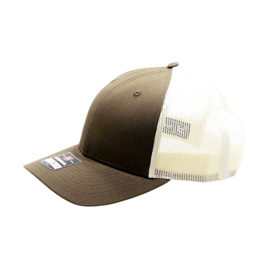 6-Panel Two-Tone Low-Profile Trucker Cap
