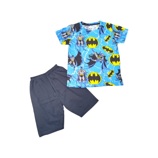 Sushmi Kids Playset | Baju Budak Cotton Murah | Short Sleeve T-Shirt & Seluar Pendek