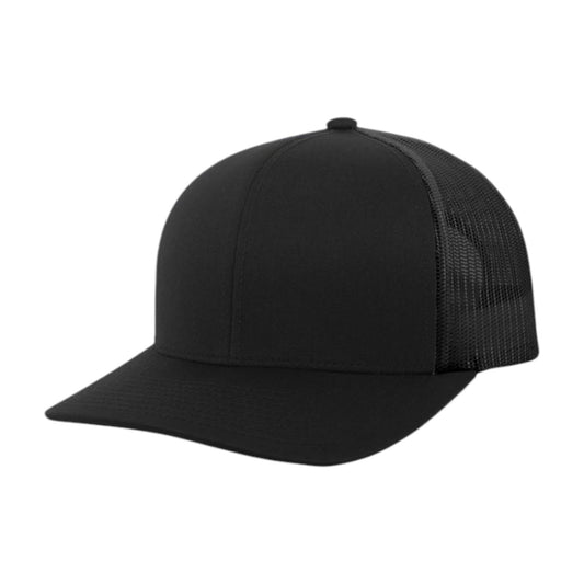 6-Panel Low-Profile Monotone Trucker Cap