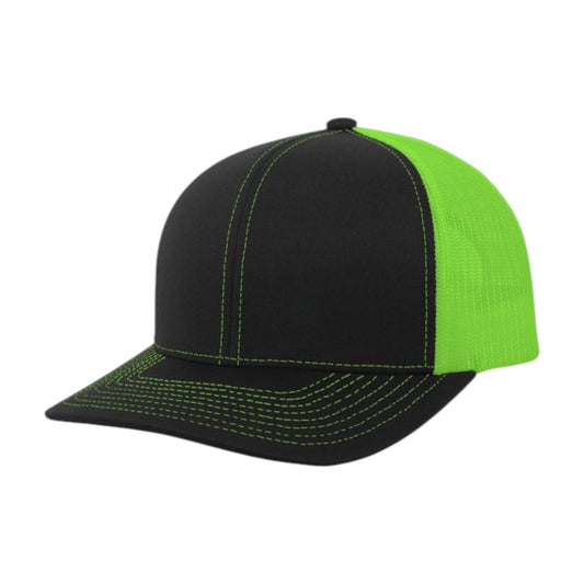 6-Panel Low-Profile Two-Tone Trucker Cap