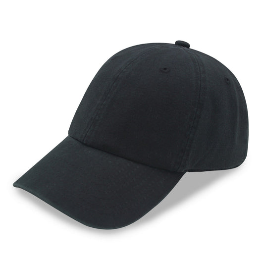 Black baseball cap on a white background