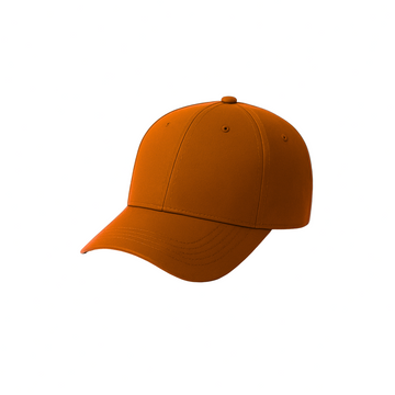 Classic Burnt Orange Baseball Cap - Unisex Adjustable Rust Hat