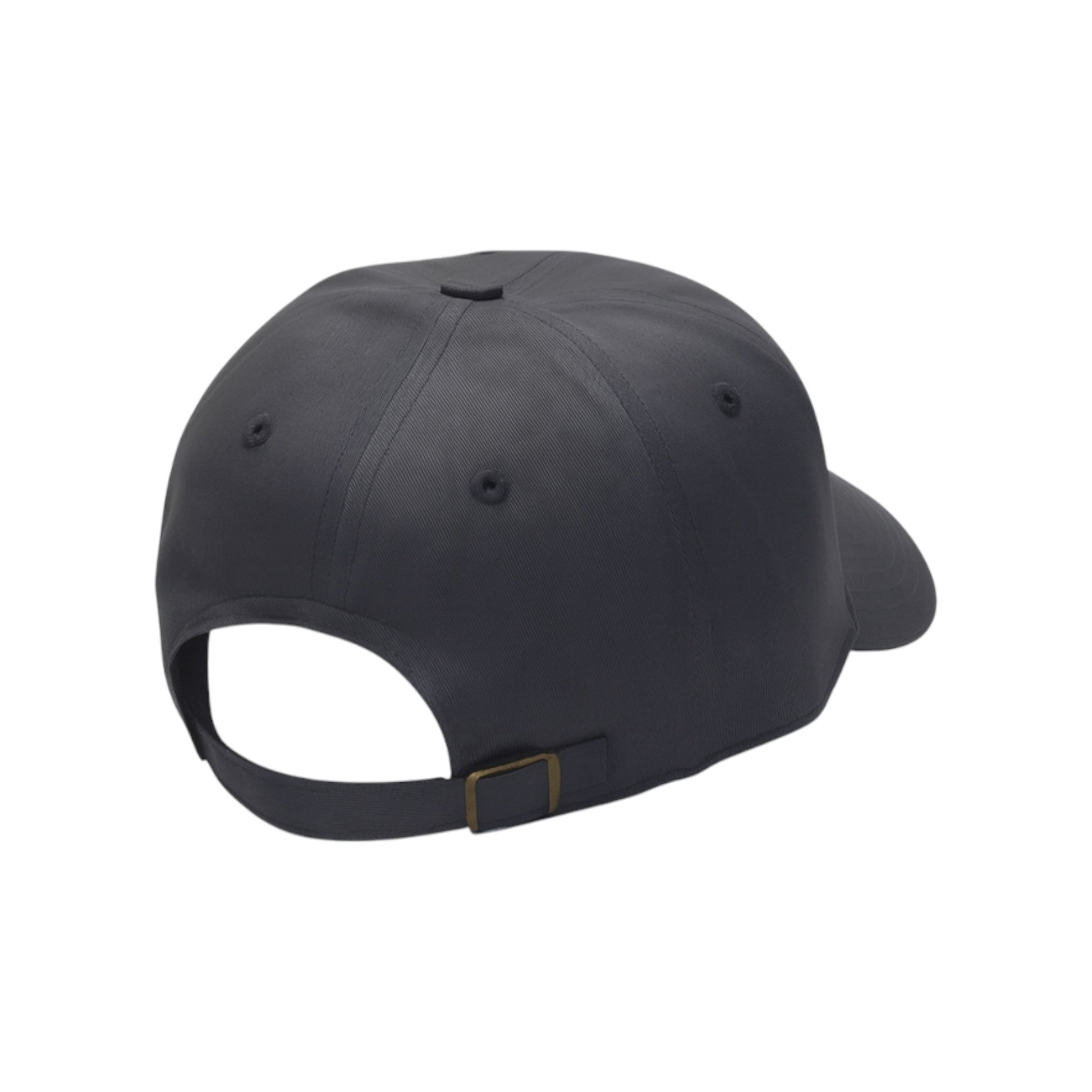 Dark gray baseball cap on a white background