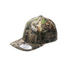 Camouflage baseball cap on a white background